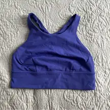 Lululemon wunder train bra size 10 charged indigo