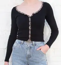 Zelly Leopard Top