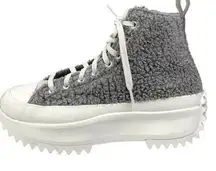 Converse Run Star Hike Sherpa Vapor Mauve Women's High Top Lacer Up Sneakers 8.5