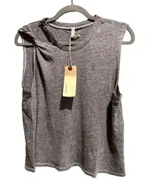 NWT‎ Lanston Grey TShirt W/Twisted Cutout