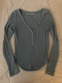 Outfitters Out From Under Long Sleeve Blue Top Urban S