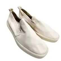 Franco Sarto Slip On Shoes Size 10 Leather Prato Platform Casual Sneaker