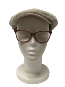 FURLA Cat eye raspberry pink plastic & wire glasses frames VFU298