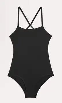 Knix Swim Freestyle One-Piece Black NWT!