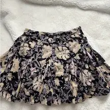 Free People Women’s Skirt Size 6 Mini Floral A-Line Flare Feminine Whimsy