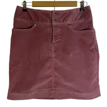 Athleta‎ Ridge Corduroy Skirt Purple Athletic Athleisure Outdoor 4 Tall 773874