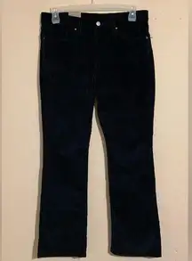 Levi’s 315 Shaping Bootcut Corduroy Black Jeans 32x30 NWT