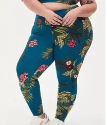 ⭐️ Torrid Full Length Active Legging in tropical teal in size 1X