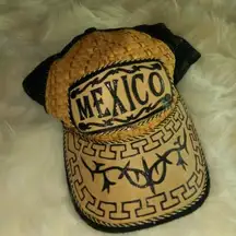 MEXICO Straw Snap Back Hat