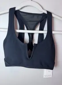 L Space Active Women's Black Inhale Top Sports Bra XS NWT $92 BEACH TRAVEL YOGA