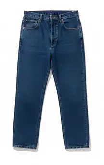 Vintage High Rise Plaid Flannel Lined Jeans Size 12 Tapered Leg Burry Lane