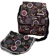 Ju-Ju-Be Lotus Diaper Bag and Changing Pad