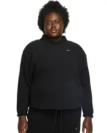 Women’s Plus Size Nike Therma-FIT Fuzzy Training Pullover 1X