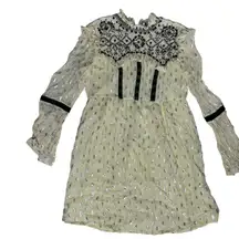 Whimsigoth witchy beaded gothic ruffle peasant boho vintage inspired fairycore 6