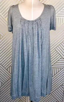 3.1 Phillip Lim Gray Swingy Short‎ Sleeve Top