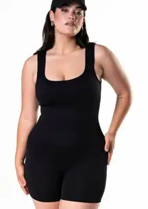 NWT HeyShape‎ Square Neck Shapewear Jumpsuit in Brown Sz Large