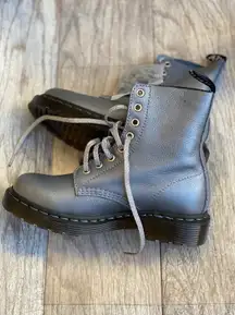 Gunmetal Combat boot size 6