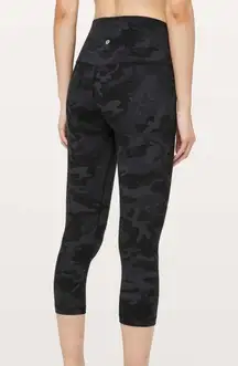 Lululemon  Align Crop *21" Incognito Camo Multi Grey