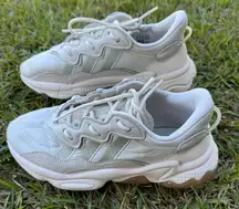 Adidas Originals Ozweego Off White Linen Green Gum Women's Athletic  Size 8.5