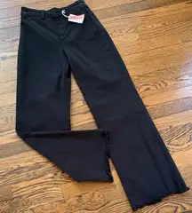 Marine Layer NWT Full Length Raw Edge Bridget black pants, 8,