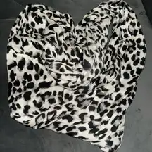 Leopard print infinity scarf. NWOT.