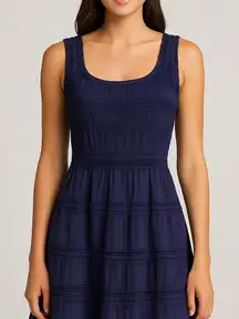 Max‎ Studio Textured Sleeveless Dress