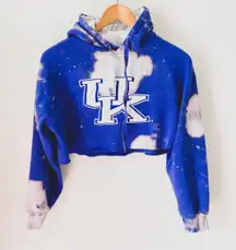 Acid Wash University of Kentucky Crop Hoodie