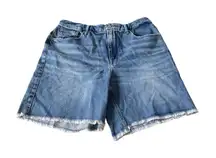 Good American Shorts Womens 12/31 High Rise Cutoff Distressed GNICO235T‎ New