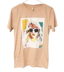 Retro Taylor The Eras Tour Size Small Peach  Tshirt Shirt