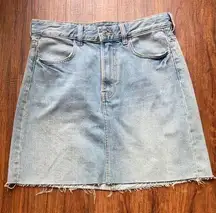 NWOT H & M & denim mini skirt size 6