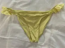 Yellow Ruffle Side Bottom