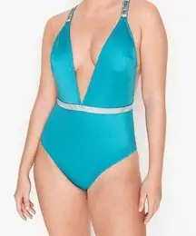 Victoria's Secret 
Shine Strap Plunge Swimsuit