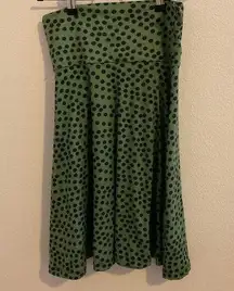 Popana Skirt with stretchy waistband Polkadot Print