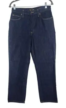 Lee High-Rise Dark Wash Straight Leg Jeans NWOT Size 29 Lee Dark Wash Denim