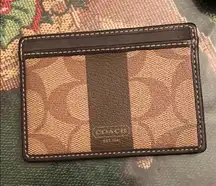 Coach card holder