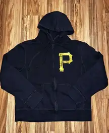 Pittsburgh Pirates 5th & Ocean MLB Genuine Merchandise Zip‎ Up Hoodie Women's