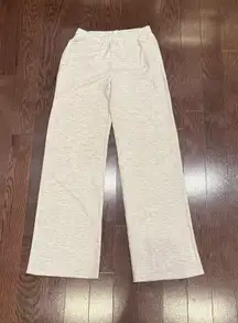 Grey Straight Leg Sweatpants 