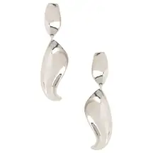 8 Other Reasons Twist Earrings in Silver Womens Jewelry
