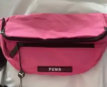 New Pink & Black Puma Waist Pack triple entry Adjustable Wide comfy strap