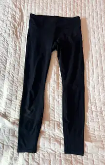 Fabletics Black Mid-Rise PureLuxe Leggings Size XS Short 25”