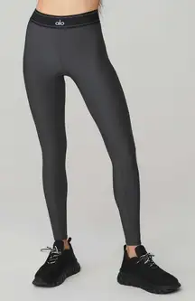 EUC Alo Yoga Airlift High-Waist Suit Up Legging Anthracite Athletic Women's L