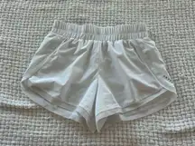 Women's White Athletic Shorts