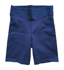 KITH Women’s Black High-Rise Pull-On Biker Shorts Small Athleisure Gym Sporty