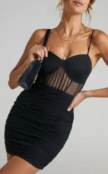 Showpo Black Mini Dress Bodycon