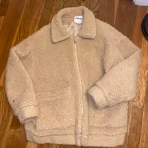 Teddy tan sherpa Coat