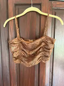 Snakeskin Crop Top