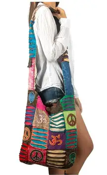 Colorful Boho Patchwork Crossbody Bag