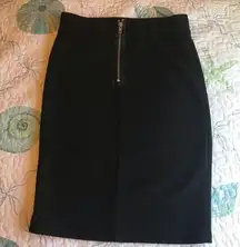 Joe benbasset black elastic waist pencil skirt