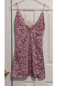 Women's Pull & Bear Dress, Size M, Purple Floral
