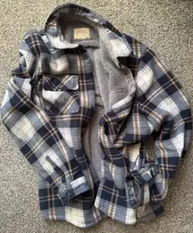 Sherpa Lined Flannel Fleece